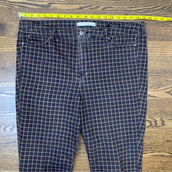 Ella Moss High-Rise Plaid Skinny Ankle Jeans - Picture 9 of 12